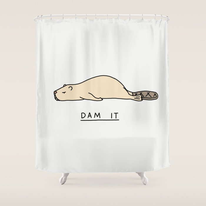 Dam it Shower Curtain Gallery Image 1