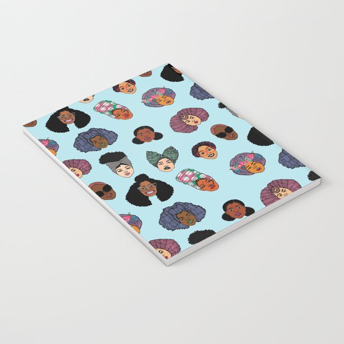 Black Hair Magic - Blue Notebook Gallery Image 3