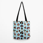 Black Hair Magic - Blue Tote Bag Gallery Image 2
