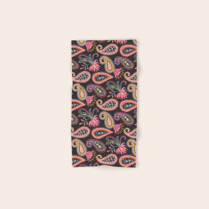 Eclectic  Paisley Delight Bath Towel Gallery Image 1
