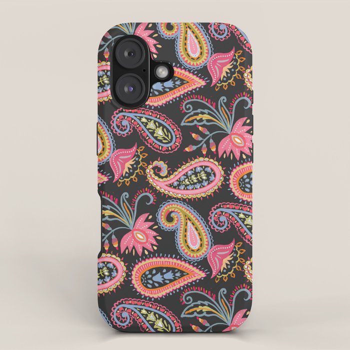 Eclectic  Paisley Delight iPhone Case Gallery Image 1