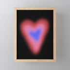 Gradient Heart  Mini Art Print Gallery Image 1