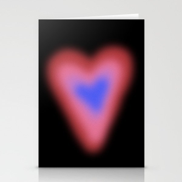 Gradient Heart  Stationery Card Gallery Image 2