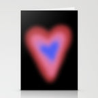 Gradient Heart  Stationery Card Gallery Image 2
