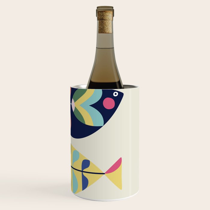 Mid Century Modern Fish Wine Chiller Gallery Image 3