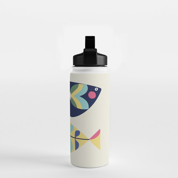 Mid Century Modern Fish Water Bottle Gallery Image 2
