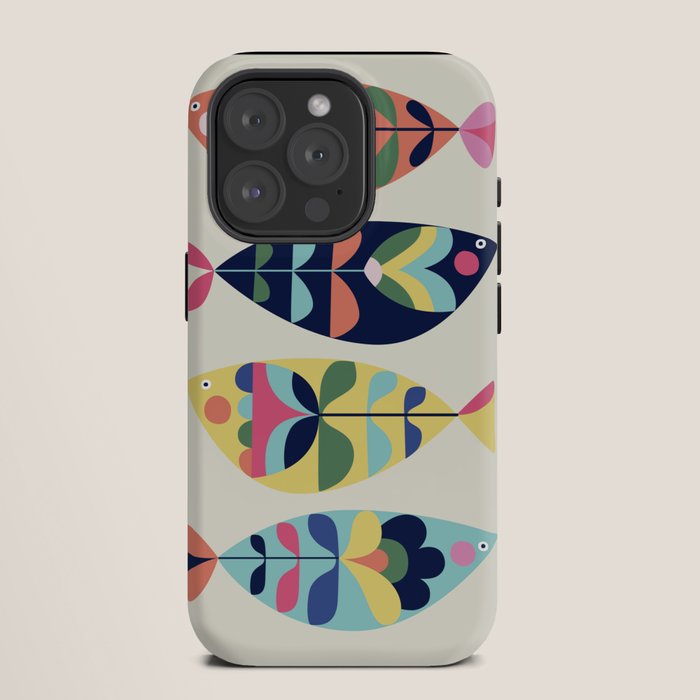 Mid Century Modern Fish iPhone Case Gallery Image 11