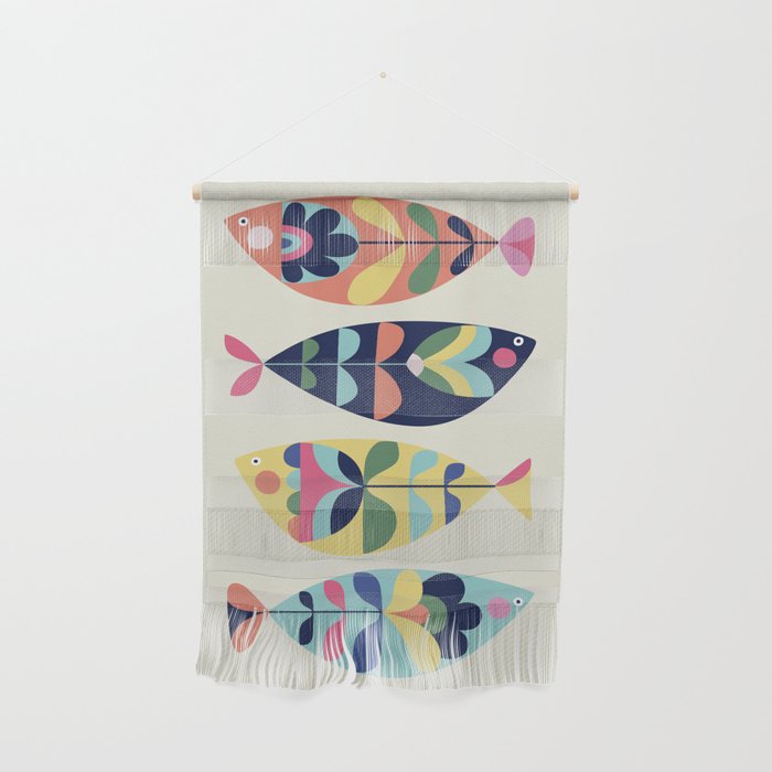 Mid Century Modern Fish Wall Hanging Gallery Image 1