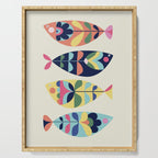 Mid Century Modern Fish Serving Tray Gallery Image 1