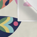 Mid Century Modern Fish Wall Tapestry Gallery Image 3