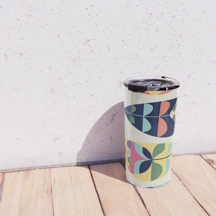 Mid Century Modern Fish Travel Mug Gallery Image 4