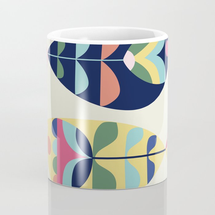 Mid Century Modern Fish Coffee Mug Gallery Image 4