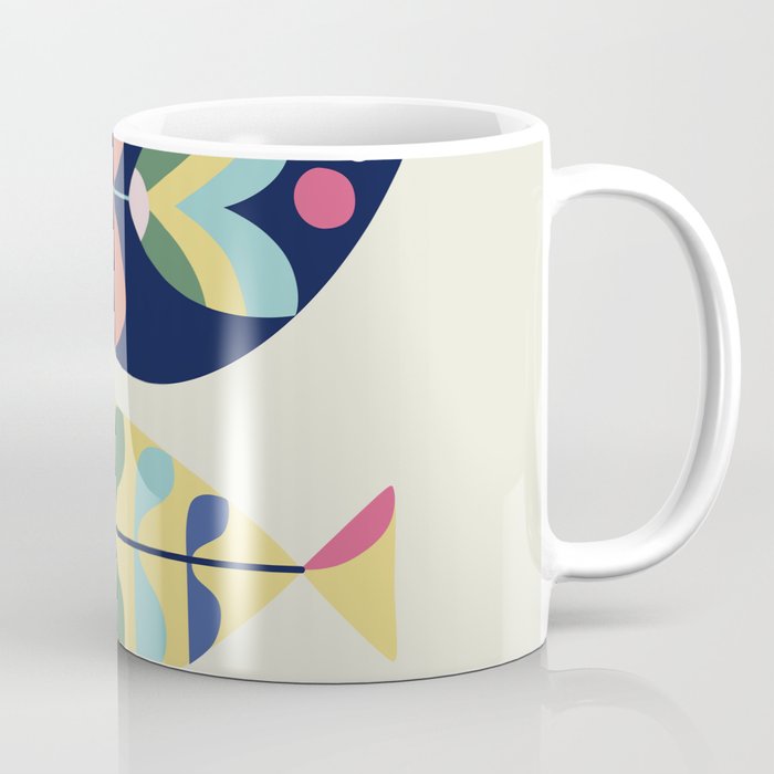 Mid Century Modern Fish Coffee Mug Gallery Image 1