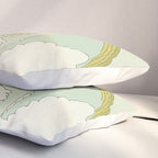 retro 70s surf like buttons // retro surf art by surfy birdy Pillow Sham Gallery Image 3