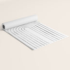 Mid century rainbow and sun Yoga Mat Gallery Image 2