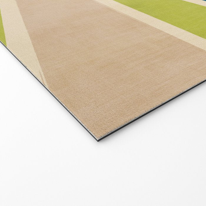 Navy Beige Apple Green White Artwork Welcome Mat Gallery Image 2