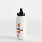 'Possibilities' Mid Century Modern Minimalist Paper Collage Rainbow Colors Water Bottle Gallery Image 2