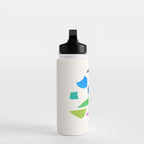 'Possibilities' Mid Century Modern Minimalist Paper Collage Rainbow Colors Water Bottle Gallery Image 3