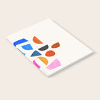 'Possibilities' Mid Century Modern Minimalist Paper Collage Rainbow Colors Notebook Gallery Image 2