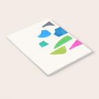 'Possibilities' Mid Century Modern Minimalist Paper Collage Rainbow Colors Notebook Gallery Image 3