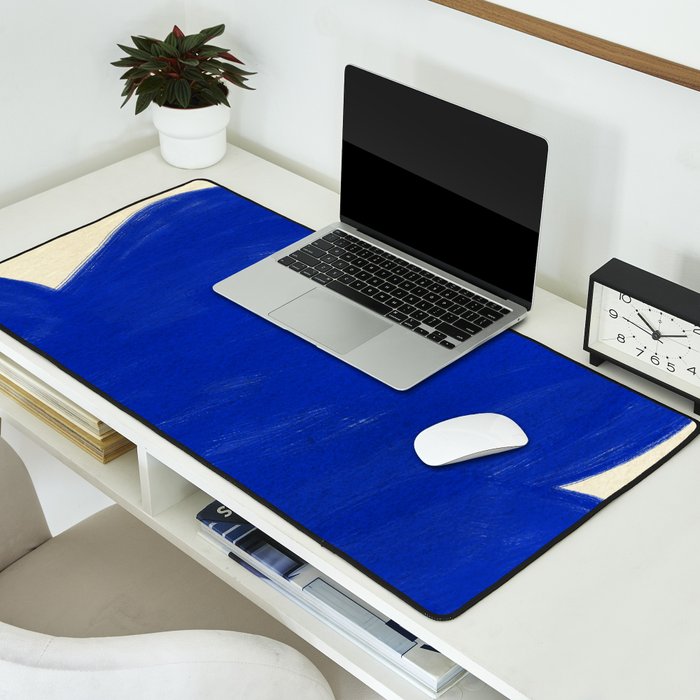 Abstract organic shape Desk Mat Gallery Image 2
