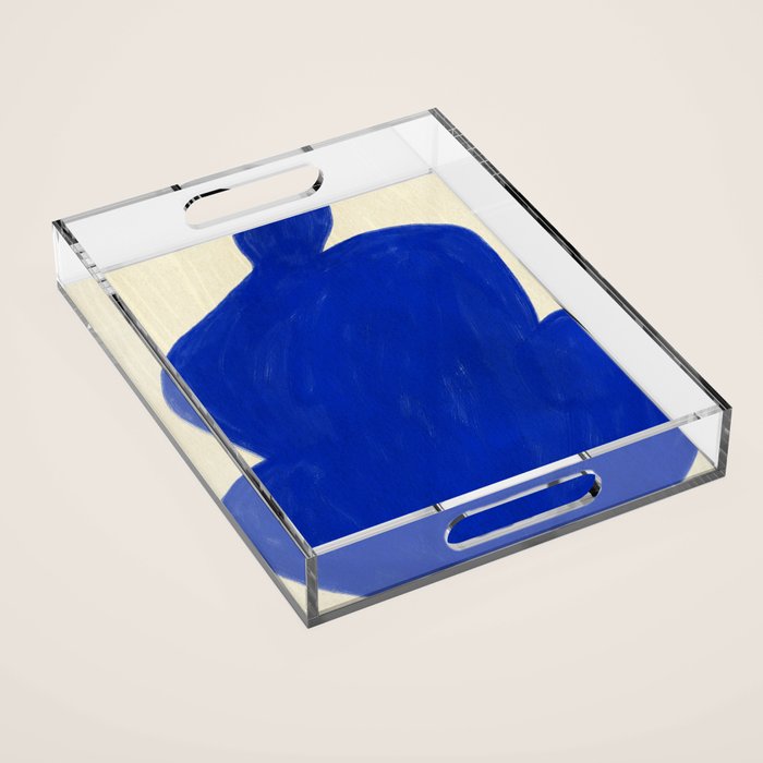 Abstract organic shape Acrylic Tray Gallery Image 1