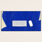 Abstract organic shape Desk Mat Gallery Image 1