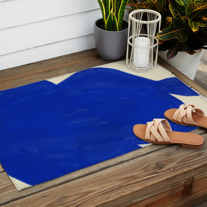 Abstract organic shape Outdoor Rug Gallery Image 2