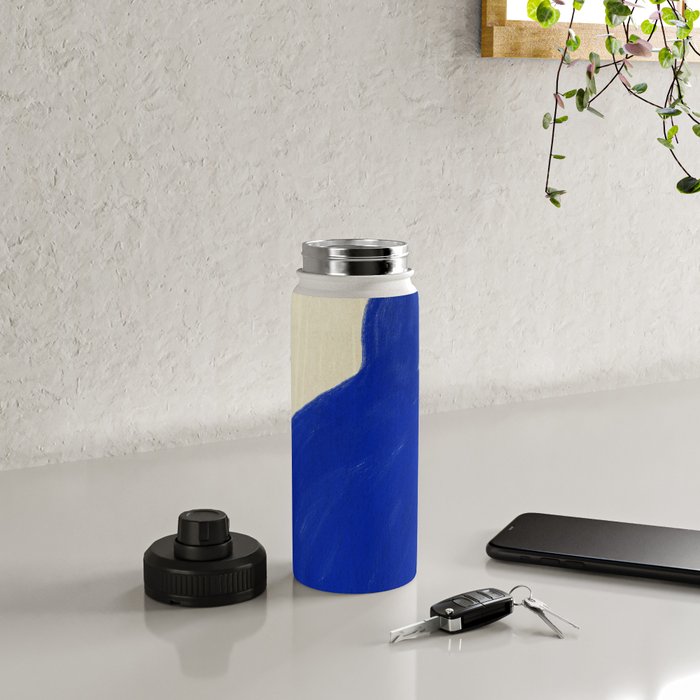 Abstract organic shape Water Bottle Gallery Image 4