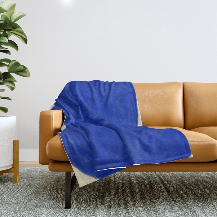 Abstract organic shape Throw Blanket Gallery Image 1