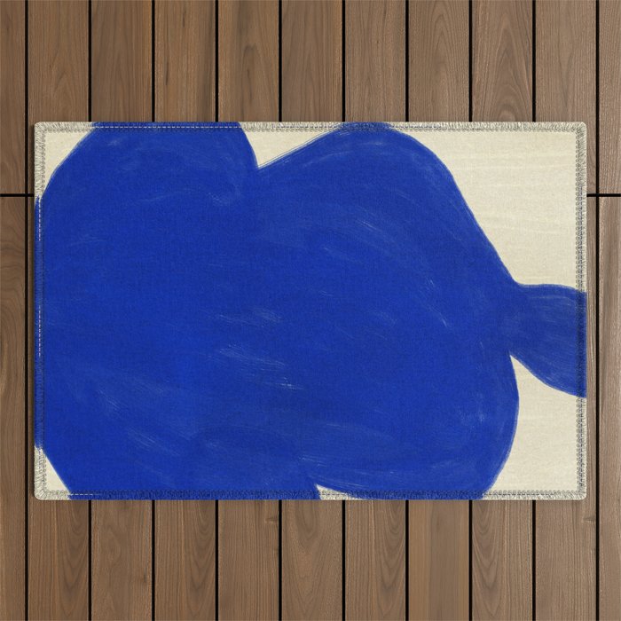 Abstract organic shape Outdoor Rug Gallery Image 1