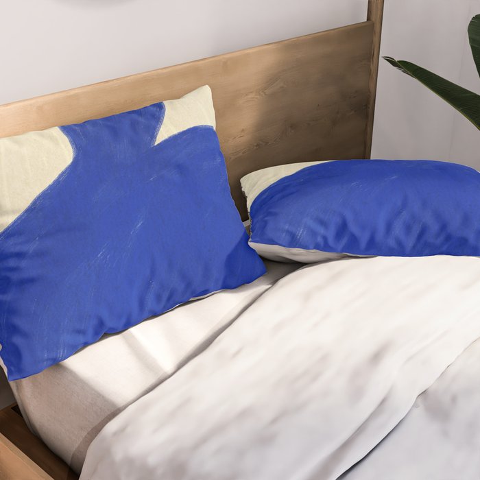 Abstract organic shape Pillow Sham Gallery Image 2