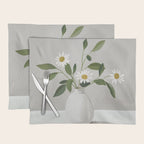 Minimalist Daisy Flowers Placemat Gallery Image 1