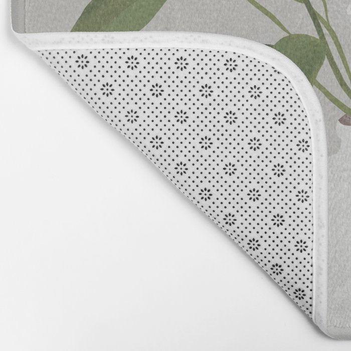 Minimalist Daisy Flowers Bath Mat Gallery Image 2