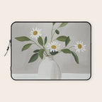 Minimalist Daisy Flowers Laptop Sleeve Gallery Image 1