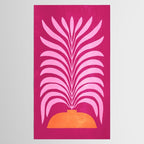 THE VASE 02: Bordeaux Wine Leaves Tablecloth Gallery Image 2