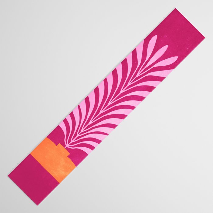 THE VASE 02: Bordeaux Wine Leaves Table Runner Gallery Image 3