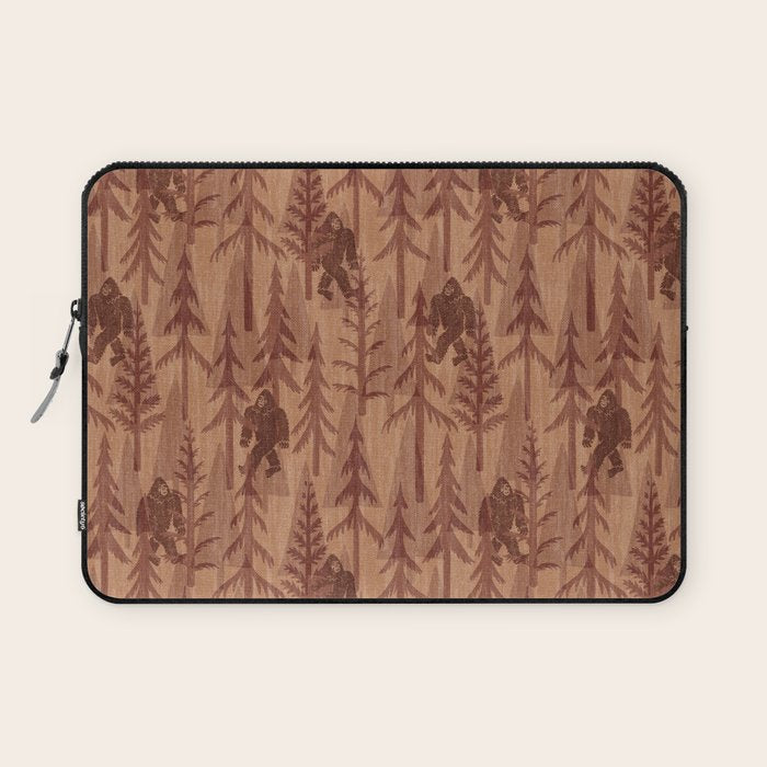 Subtle Sasquatch - Rust Laptop Sleeve Gallery Image 1