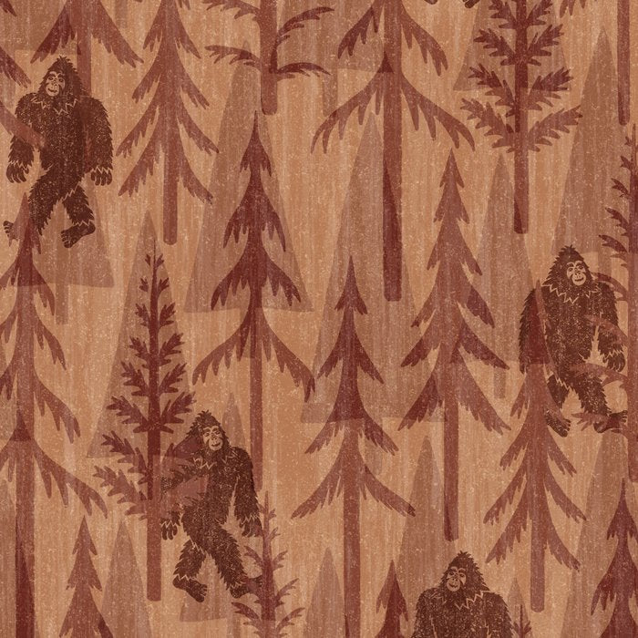 Subtle Sasquatch - Rust Coffee Mug Gallery Image 2