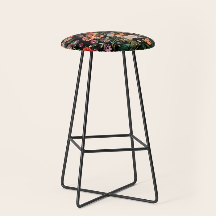 Glow in the Dark Botanicals II Stool Gallery Image 1