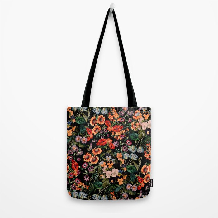 Glow in the Dark Botanicals II Tote Bag Gallery Image 2