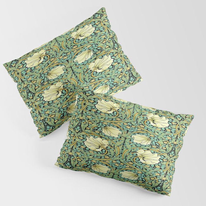 William Morris Pimpernel patterns design  Pillow Sham Gallery Image 1