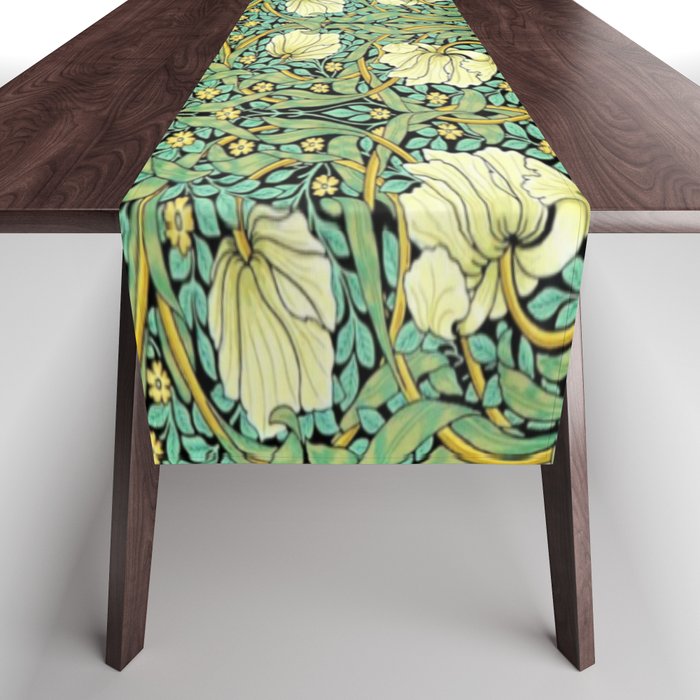 William Morris Pimpernel patterns design  Table Runner Gallery Image 1