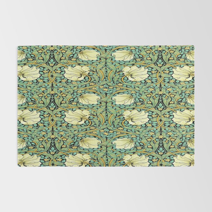 William Morris Pimpernel patterns design  Rug Gallery Image 2
