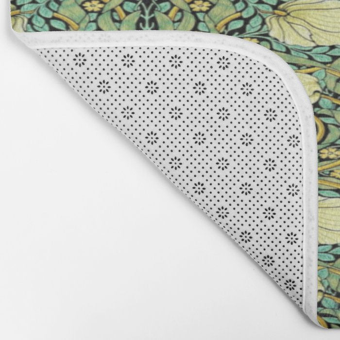 William Morris Pimpernel patterns design  Bath Mat Gallery Image 2