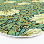 William Morris Pimpernel patterns design  Bath Mat Gallery Image 3