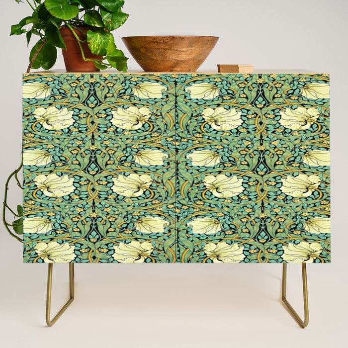 William Morris Pimpernel patterns design  Credenza Gallery Image 1