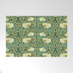 William Morris Pimpernel patterns design  Welcome Mat Gallery Image 1