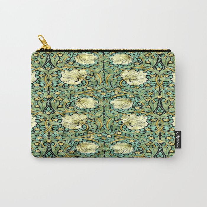 William Morris Pimpernel patterns design  Carry All Pouch Gallery Image 1