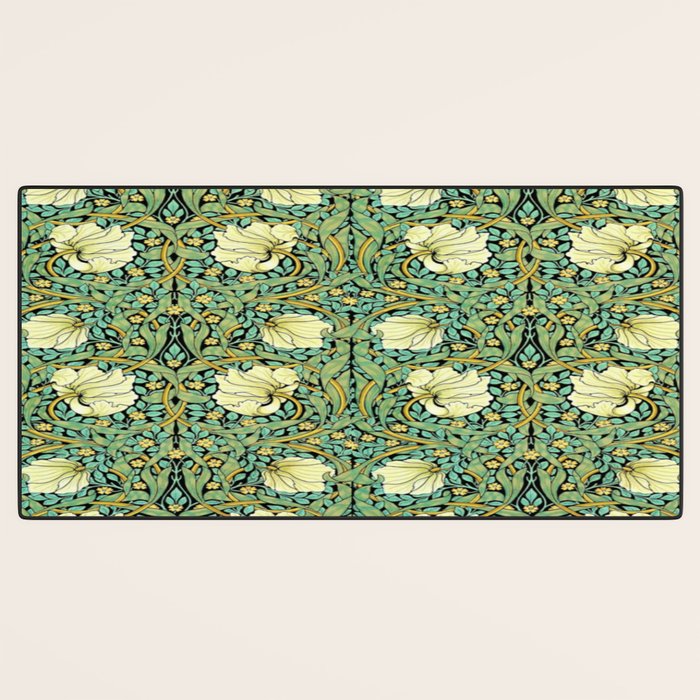 William Morris Pimpernel patterns design  Desk Mat Gallery Image 3